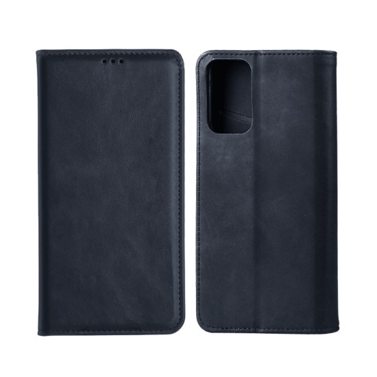 Capa Flip de Couro com Bolso Interno para Oppo A96 4G Preto